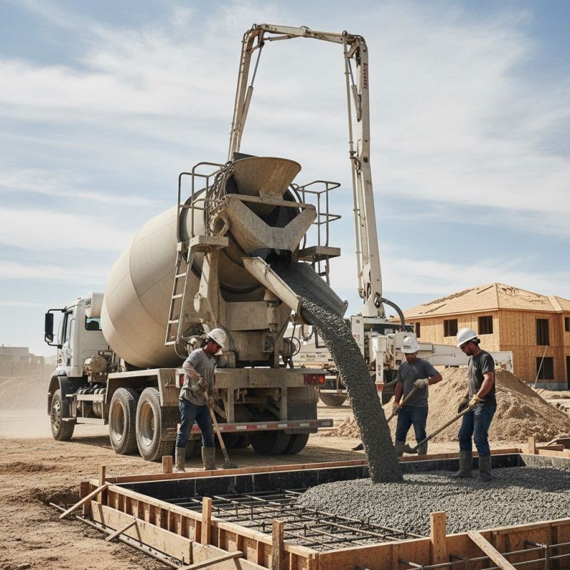 Concrete Delivery For Driveways, Foundations, And Flatwork Projects
